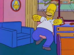 Homer Dancing a Jig, -"Mother Simpson"